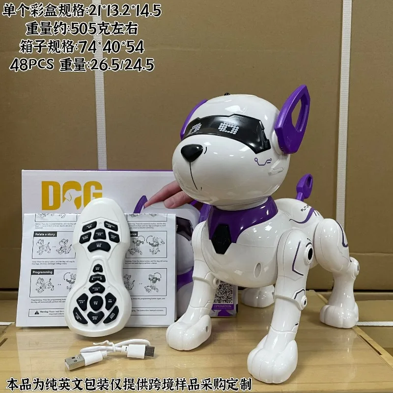 Brinquedo Carro Divertido - Presente Engraçado - Cão Robô Inteligente AI Kawaii, Carros RC Multifuncionais com Sensor de Toque, Caminhão Monstro, Brinquedos para Crianças