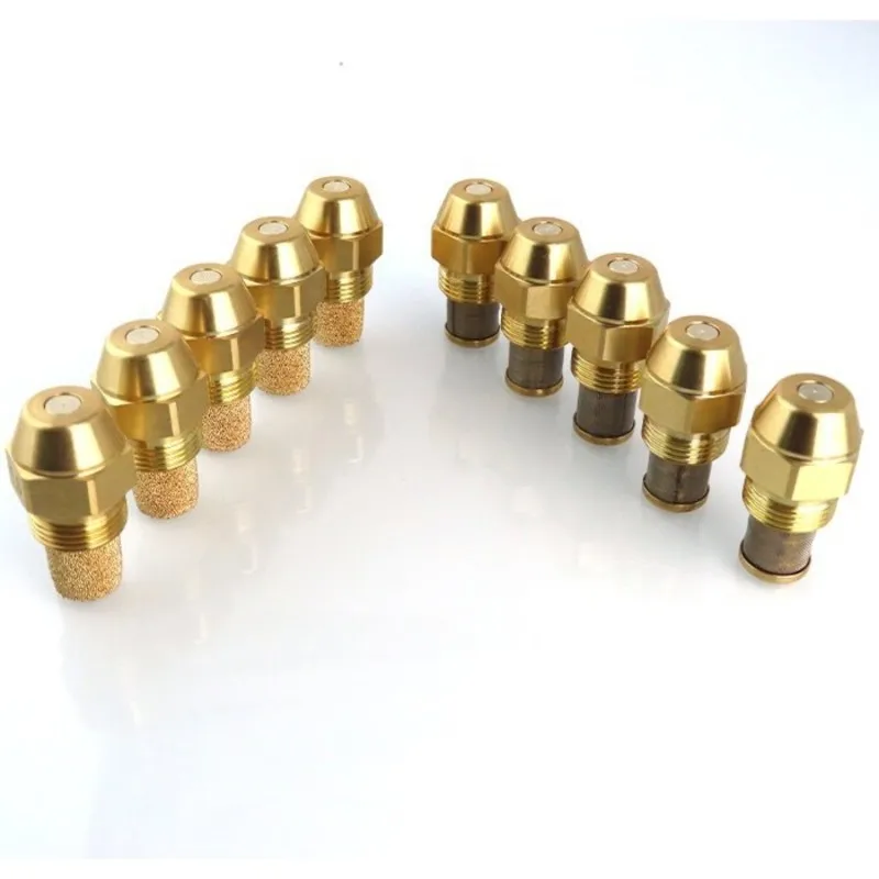 A74E-For Methanol, White Wax, Vegetable Oil Compatible-Solid Brass Burner Nozzle-60 Degree Spray Angle 0.3 Gallon