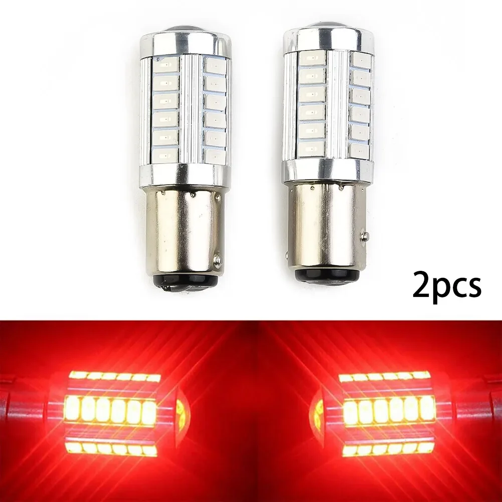 

1pair Car 1157 P21/5W 380 BAY15D Car Brake Tails Lights Red Light Car Stop Tail Brake LED Bulbs Lamps Lights 12V Car Accessories