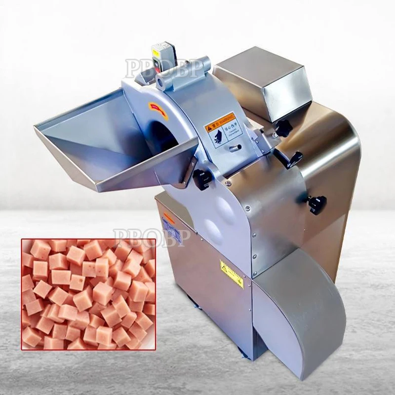 Automatic Commercial Fruit 3d Cube Cutting Dice Vegetable Pineapple Dicing Machine