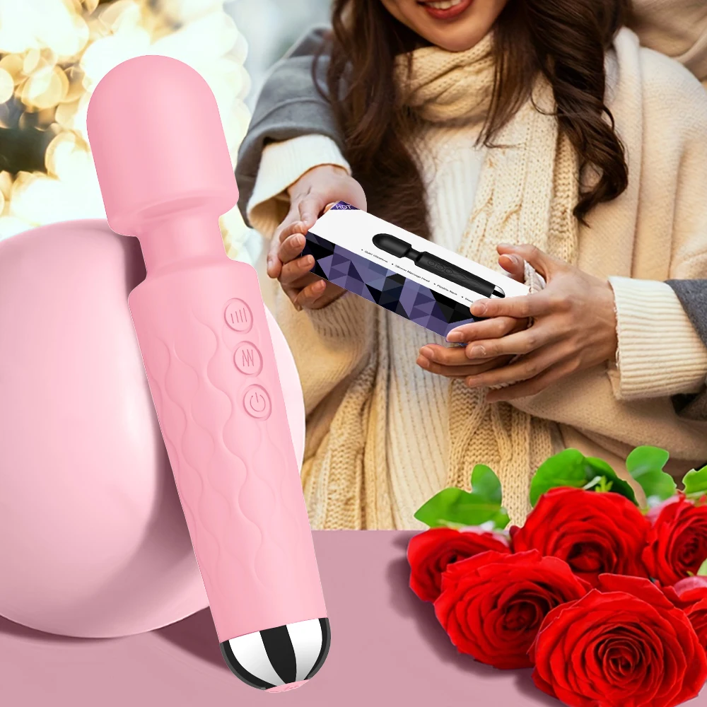 Powerful Magic Wand Vibrators for Women Clitoris Stimulator AV Stick G Spot Massager Female Masturbator Sex Toys for Woman Shop