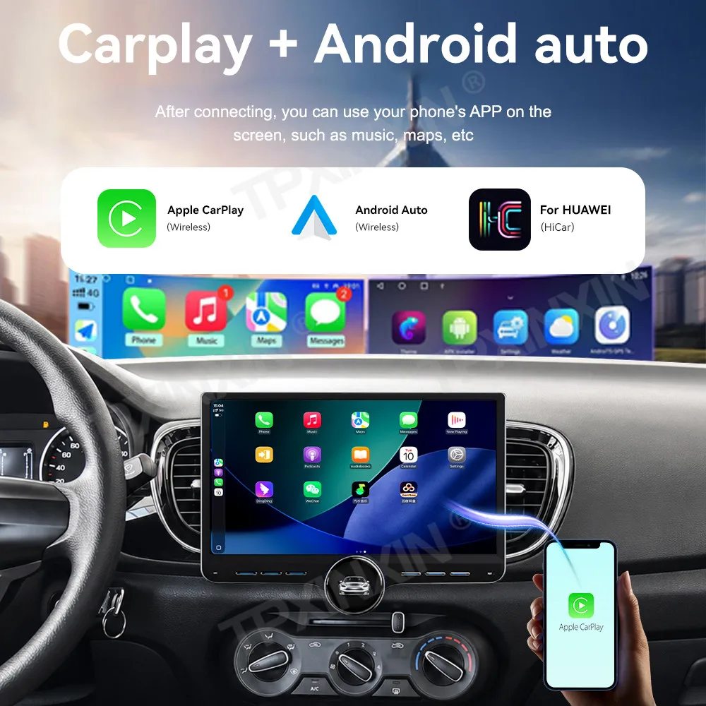 Car Accessories Radio For Kia Pegas 2018-2019 Android Auto GPS Navigation Multimedia Stereo Receiver Head Unit Offline Maps