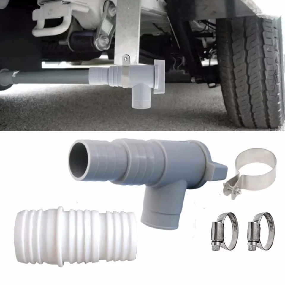 

Адаптер насоса для фильтра для бассейна, ПВХ-вкл/выкл, адаптер для шланга для бассейна для подключения шланга 32 мм, запчасти для автодома, каравана, автодом FCPJ8