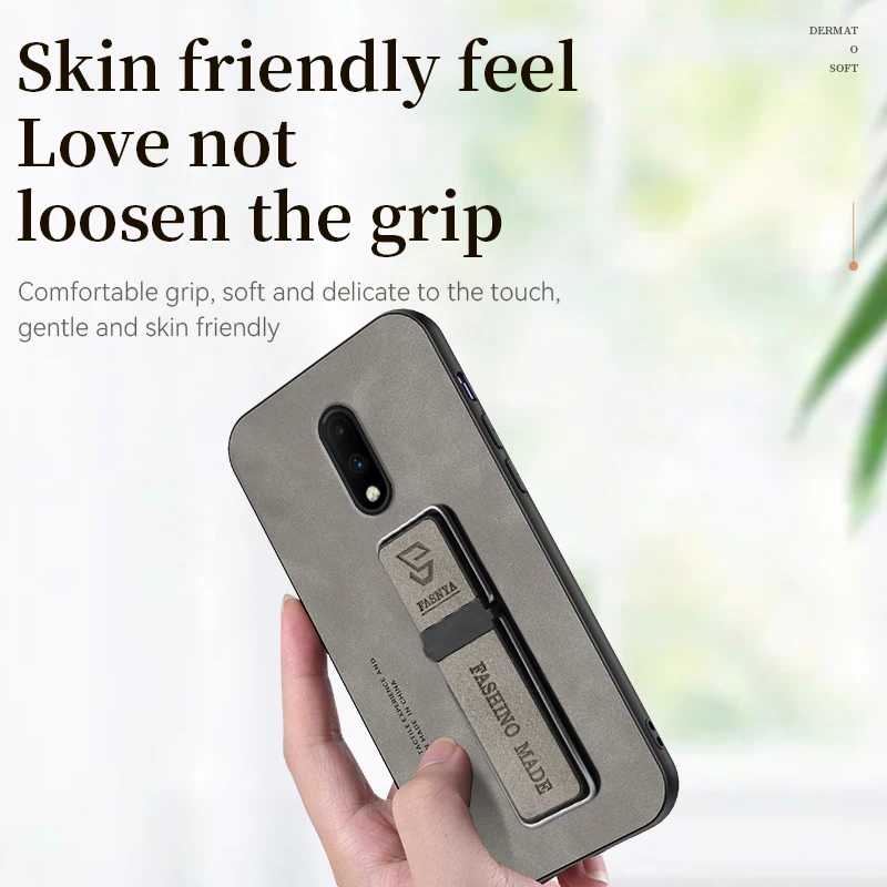 Luxury Sheep Magnetic Leather Holder Phone Case Shell For OnePlus 7 Pro Soft Protect Case Stand Back Cover For OnePlus 7T Pro