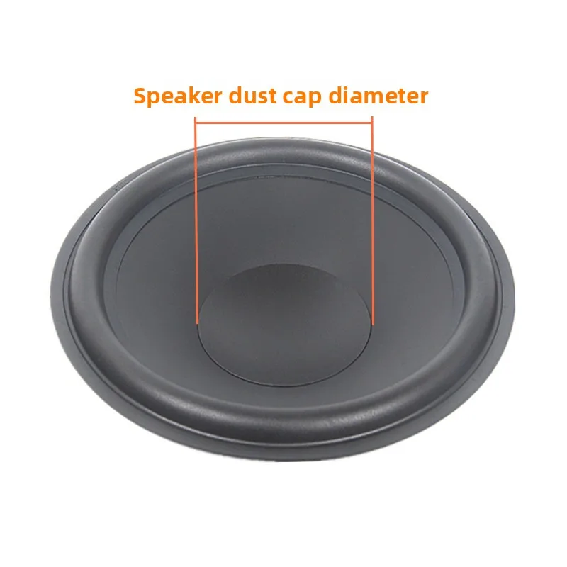 1pcs speaker PP dust concave cap DIY manual repair accessories black matte reverse flat pot bottom basin cap