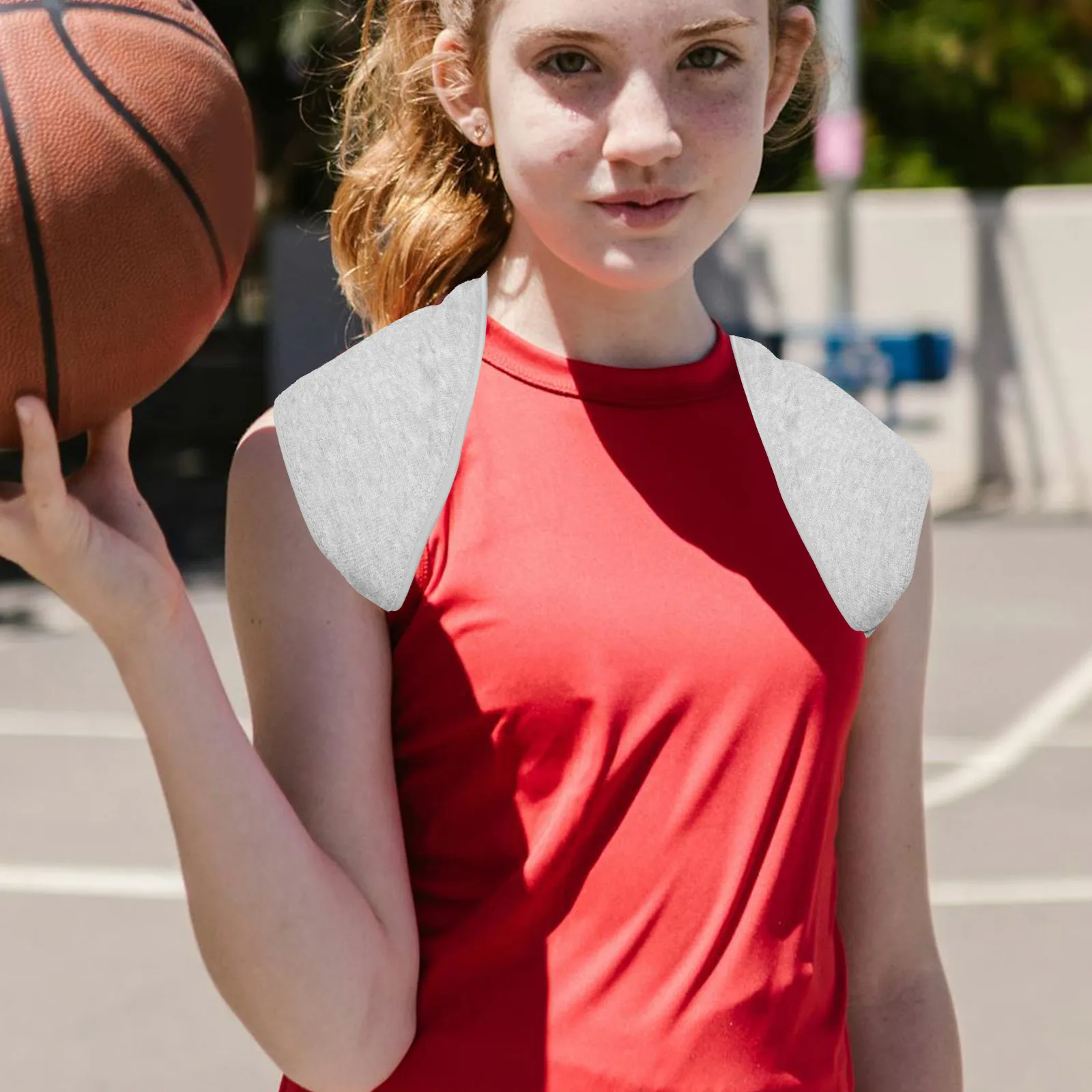 

Double Shoulder Support Brace Breathable Sports Shoulder Protector Wrap Stabilizer Strap Adjustable Compression Sleeve For