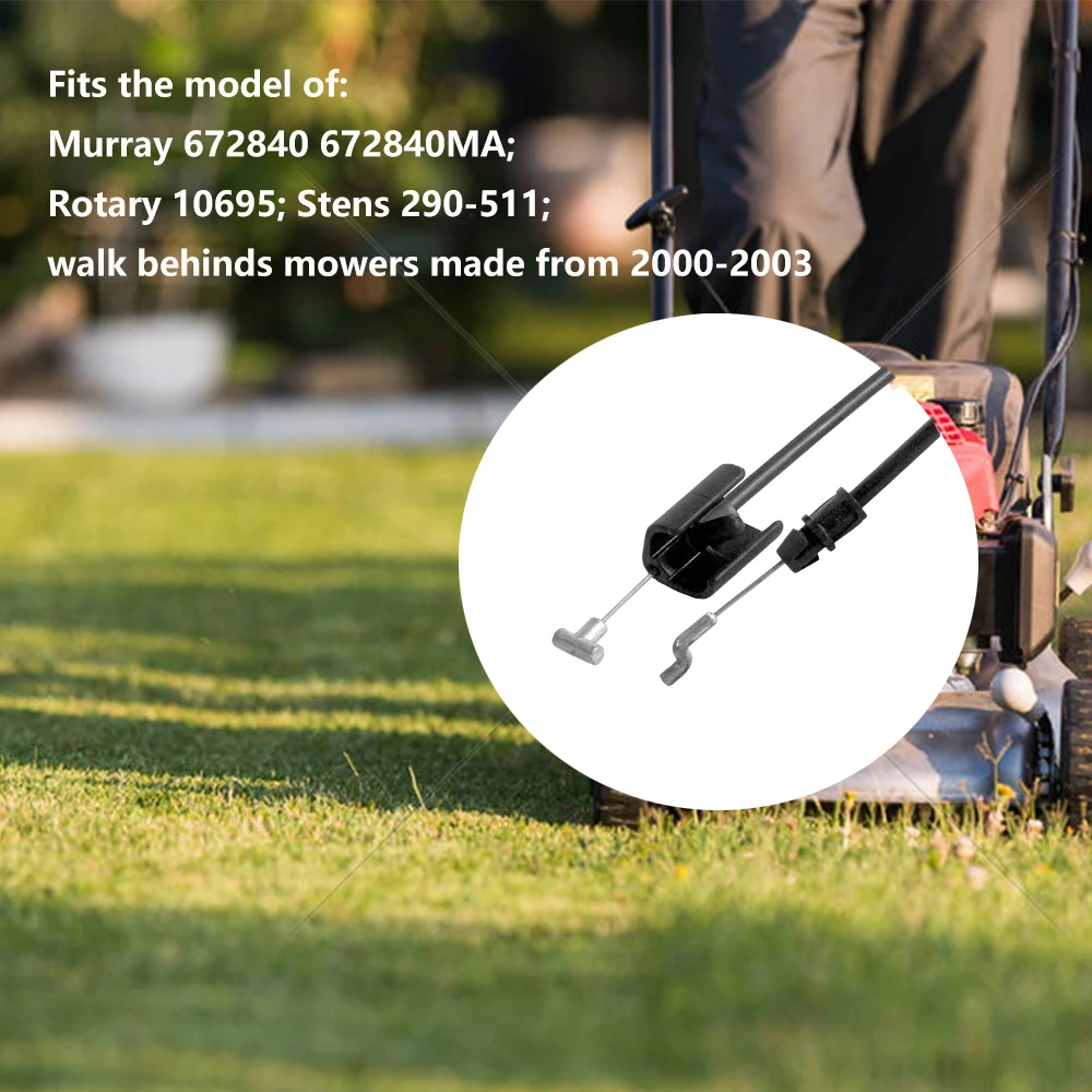 1101093MA 1101360MA & 672840 استبدال كابل إيقاف المحرك جزازات موراي 20 بوصة 2000-2003 وللبريجز وستراتون OEM