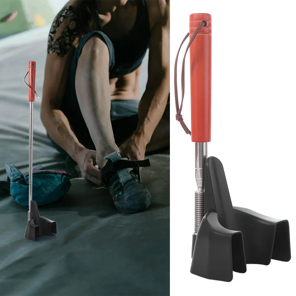 Extended Long Handle Shoe Horn Durable Without Bending Over Telescopic Shoehorn Adjustable Easy To Take Shoe Lifter Household
