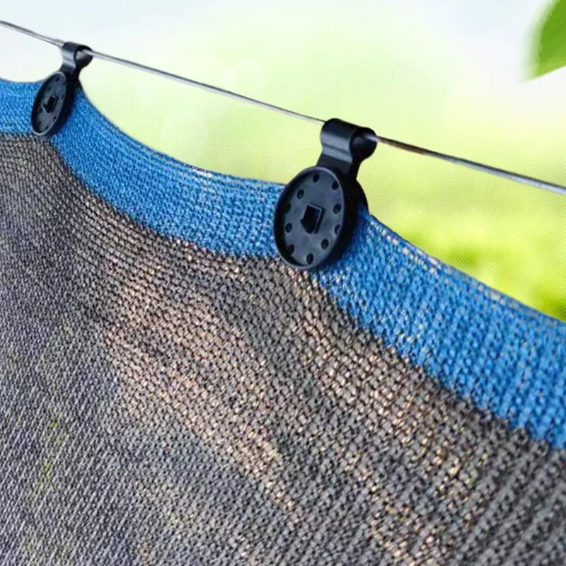 A19F-Tarp Clips Lock Grip, Shade Cloth Plastic Clips For Sun Shade Net,No Need To Worry About Falling Off Due To Strong Wind