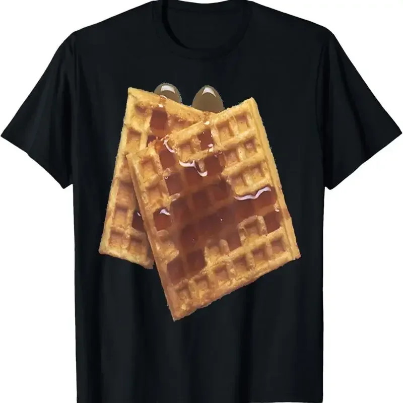 Delicious Waffles Costume T Shirt Bacon Waffle Syrup Butter