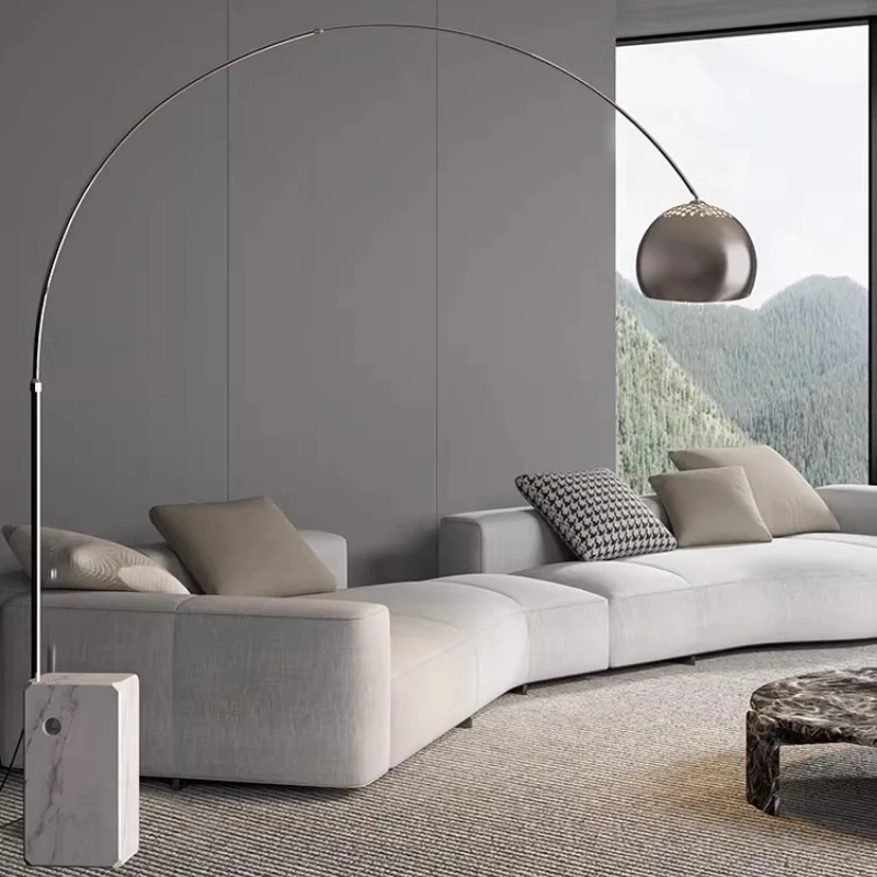 

Fishing lamp Floor lamp Living room sofa edge marble high-end fishing desk lamp