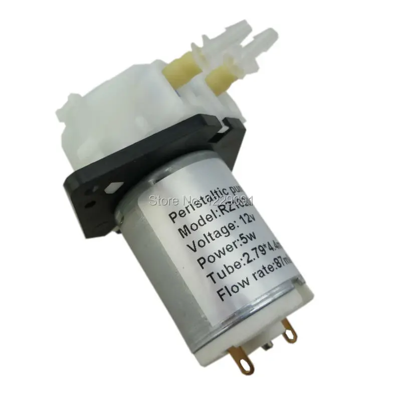 

Самовсасывающий дозирующий насос постоянного тока 5 Вт, дозирующая головка для аквариумной лаборатории, аналитический водяной насос с микротрубками, перистальтический насос 12 В