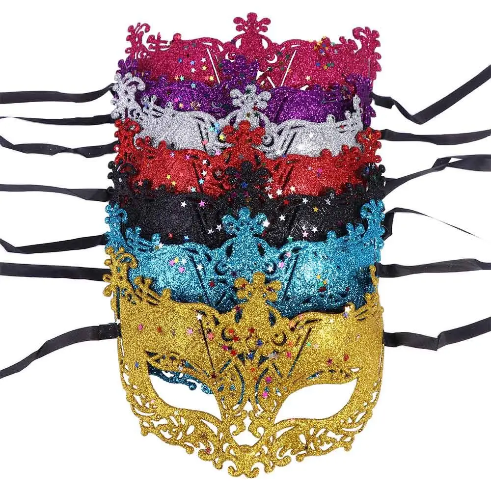 For Women Costume Face Mask Fancy Show Cosplay Prom Props Carnival Party Supplies Dance Masks Masquerade Lace Mask Venice Mask