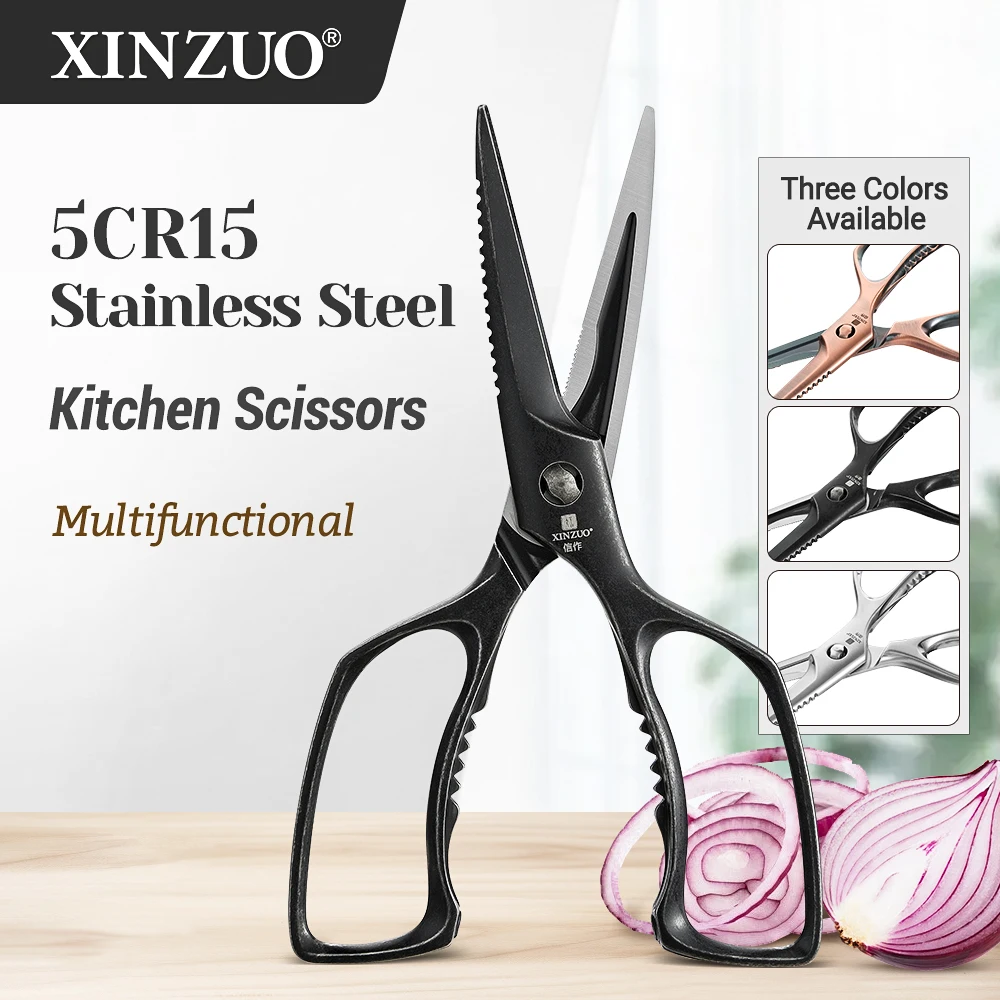 ciseaux-de-cuisine-multifonctionnels-xinzuo-cisailles-robustes-en-acier-inoxydable-pour-os-de-poulet-viande-poisson-legumes-barbecue-outil-de-cuisine