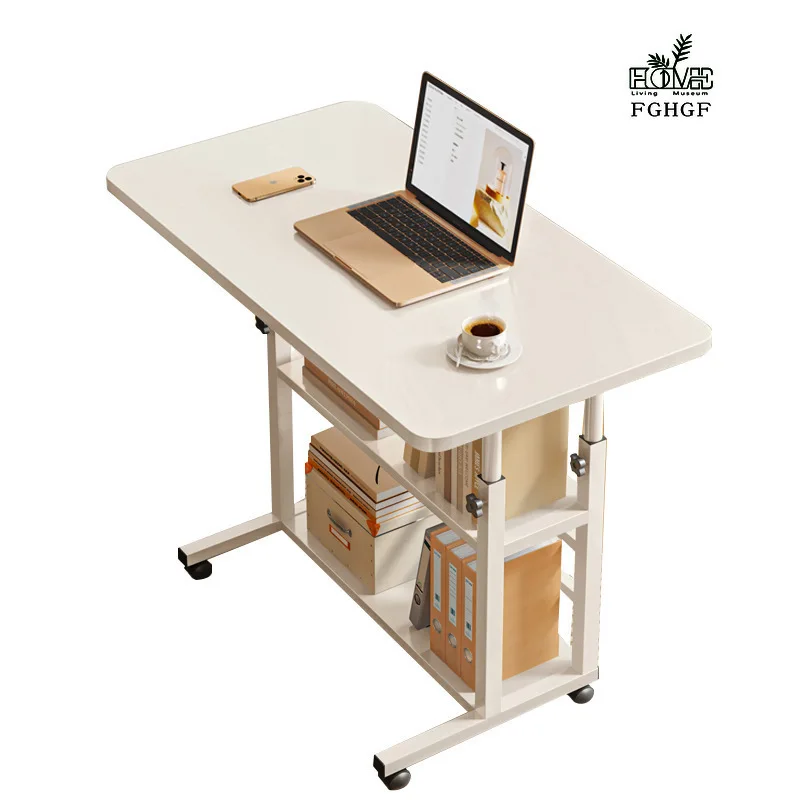 

Bedside table movable simple small table bedroom home student desk simple lifting dormitory lazy computer table