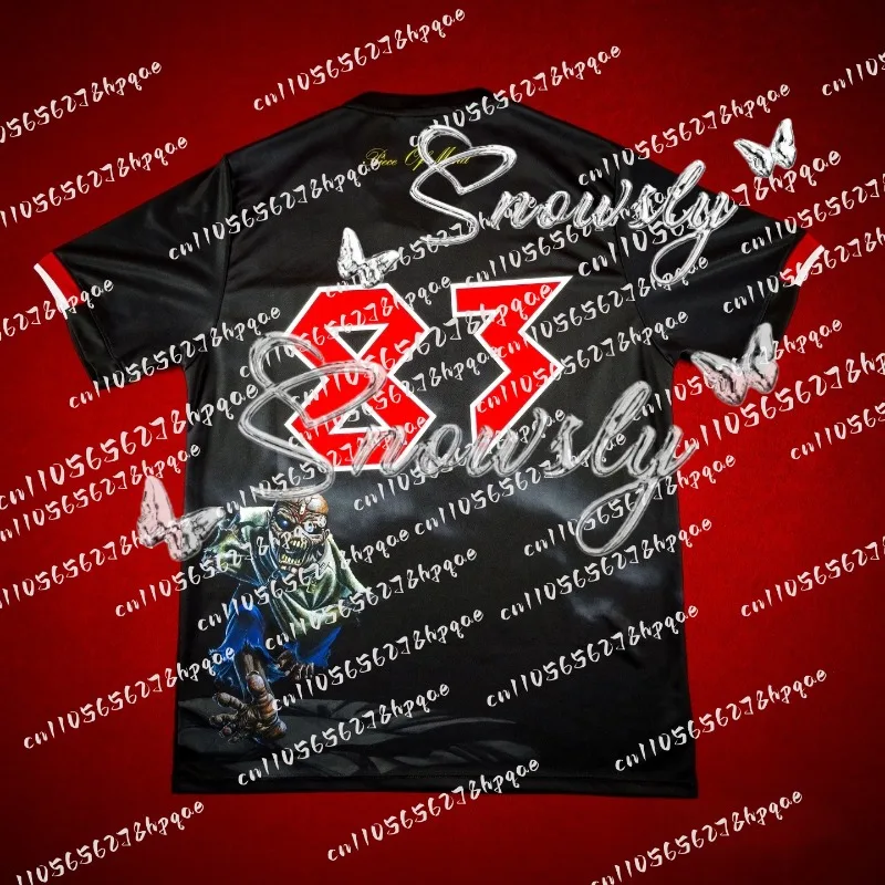 

Powerslave lron Maiden Реплика классического футбольного джерси Спортивная одежда на открытом воздухе Мужские и женские футболки во время ежедневных спортивных тренировок