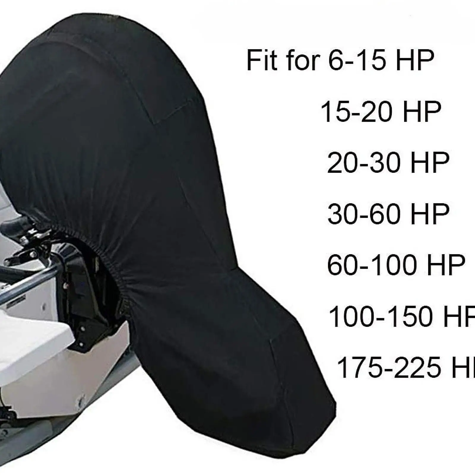 

Outboard Motor Cover Tear Resistant Oxford Cloth Heavy Duty Engine Hood Covers Marine Engine Boat Engine Protector 6-15HP