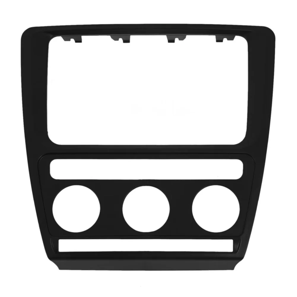 Car Radio Faceplate Frame 2 DIN GPS Panel Frame For Skoda For Octavia 2004-2010 DVD Frame DVD Panel Dash Kit