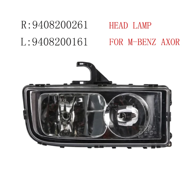 

1 Pair MB Truck Body Parts Head Light 9408200261 9408200161 For M-Benz AXOR