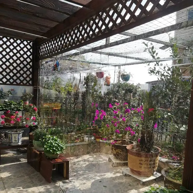 99,9 % transparente PVC-Plane für Balkon, winddicht, wasserdicht, Zaun, Regenschutz, durchsichtiges Tuch – Detail 14