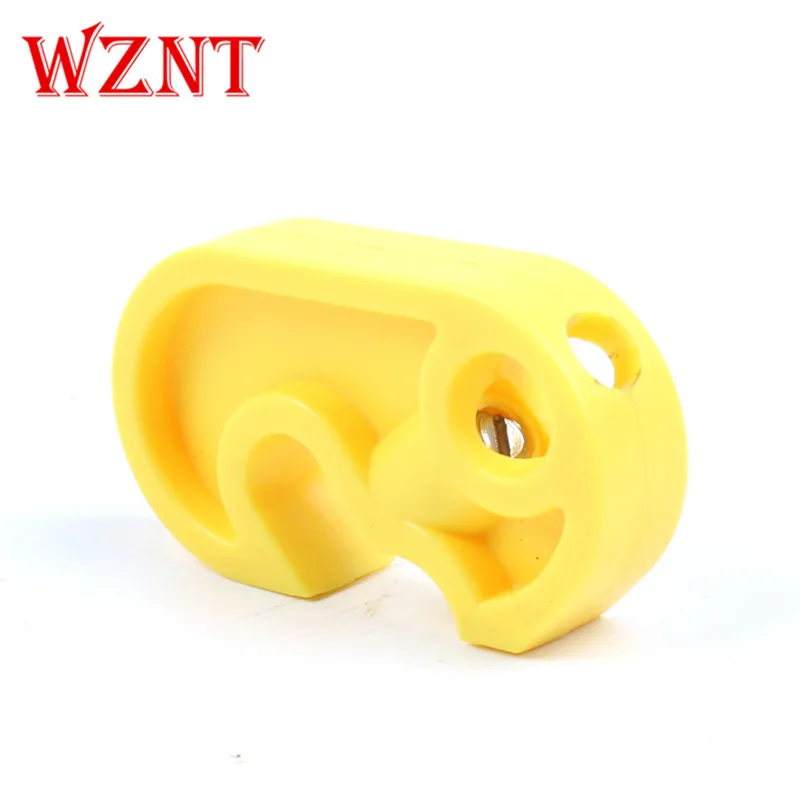 10pcs Free Shipping Yellow Electrical Safety Lockout Tagout MCB Mini Miniature Circuit BreakerLockout Device