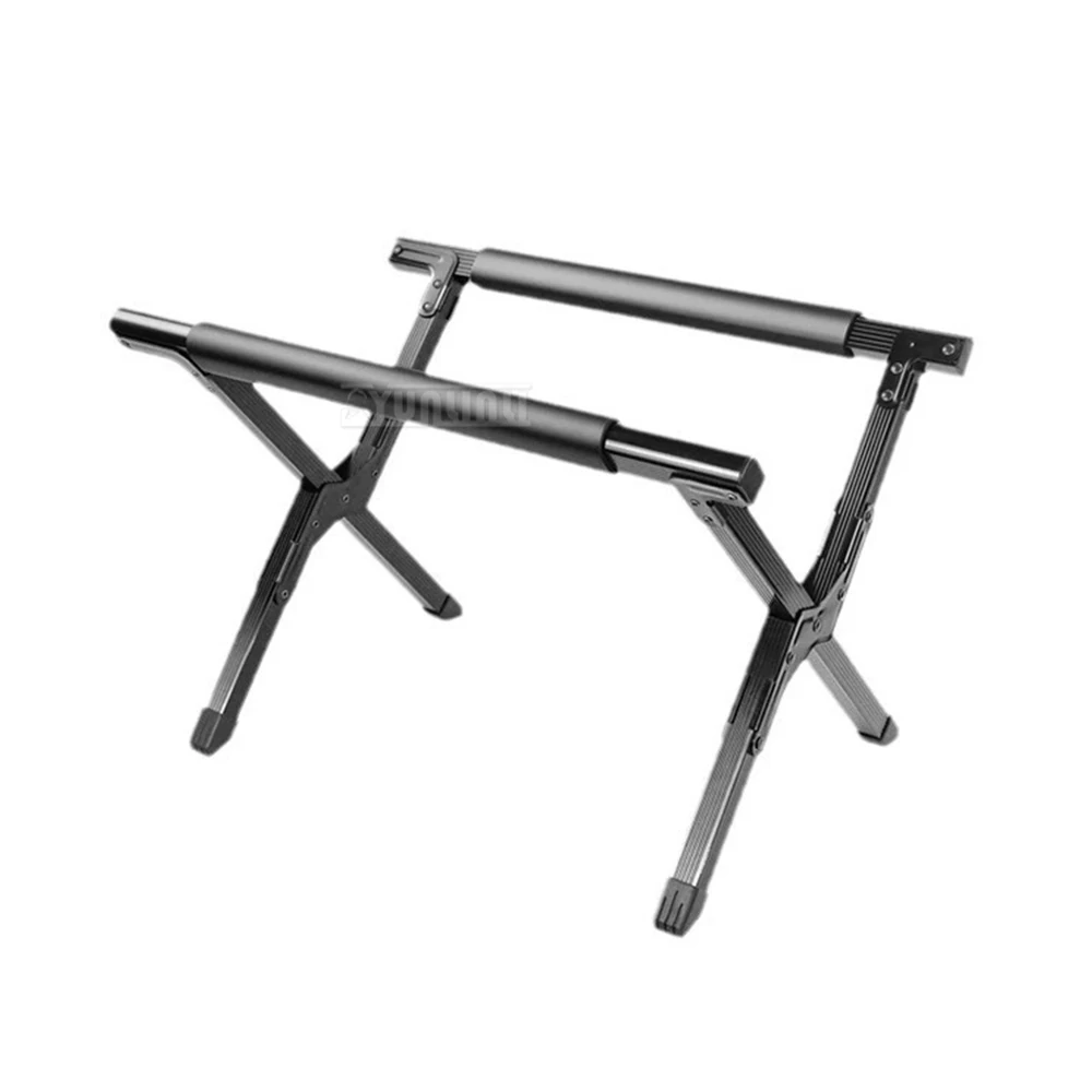 Aluminum alloy outdoor shelf Camping picnic racks Portable stand for home use Foldable view 6