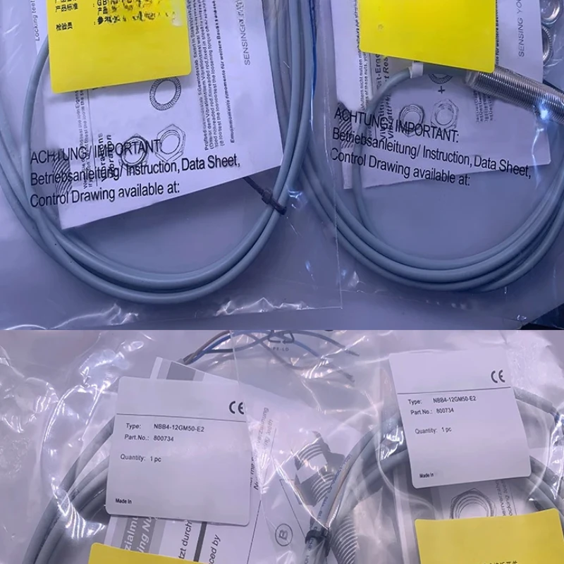 

3pcs New P+F proximity switch NBB8-18GM50-E0 NBN8-18GM50-E3 NBN8-18GM50-E0 NBB5-18GM50-E0 Sensor