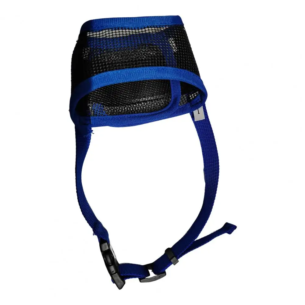 كمامة الكلب، واقي الفم الشبكي القابل للتعديل لمنع العض، لعق المضغ، قابل للتنفس، بدون كمامة للكلاب الكبيرة #5