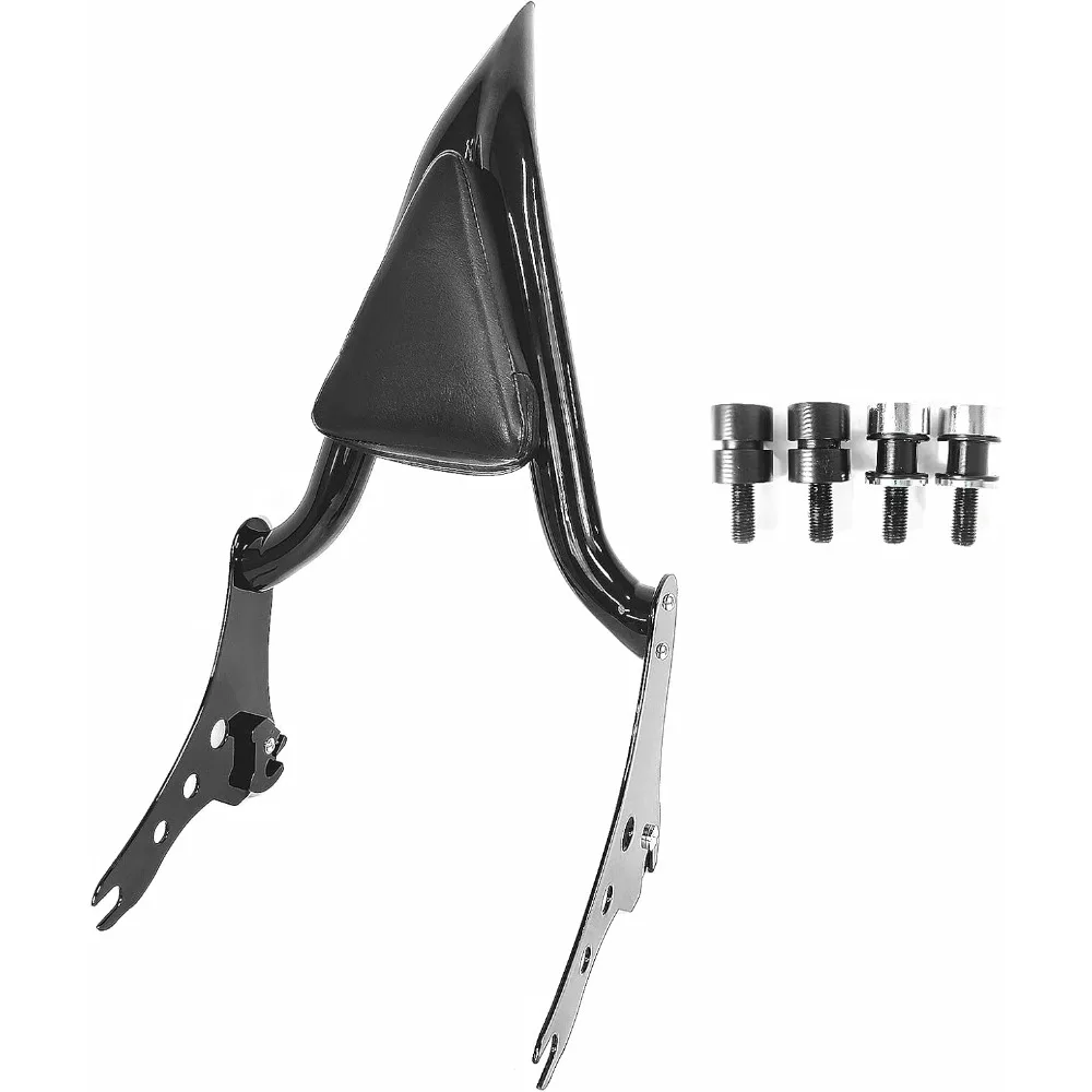 

22-дюймовая черная съемная спинка для заднего пассажира с подушечкой, подходит для Harley Softail FXLR FXLRS FLSB Sport Gilde Low Rider S 2