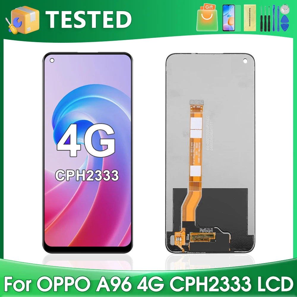 6.59\'\'For OPPO A96 4G For  A96 CPH2333 LCD Display Touch Screen Digitizer Assembly Replacement