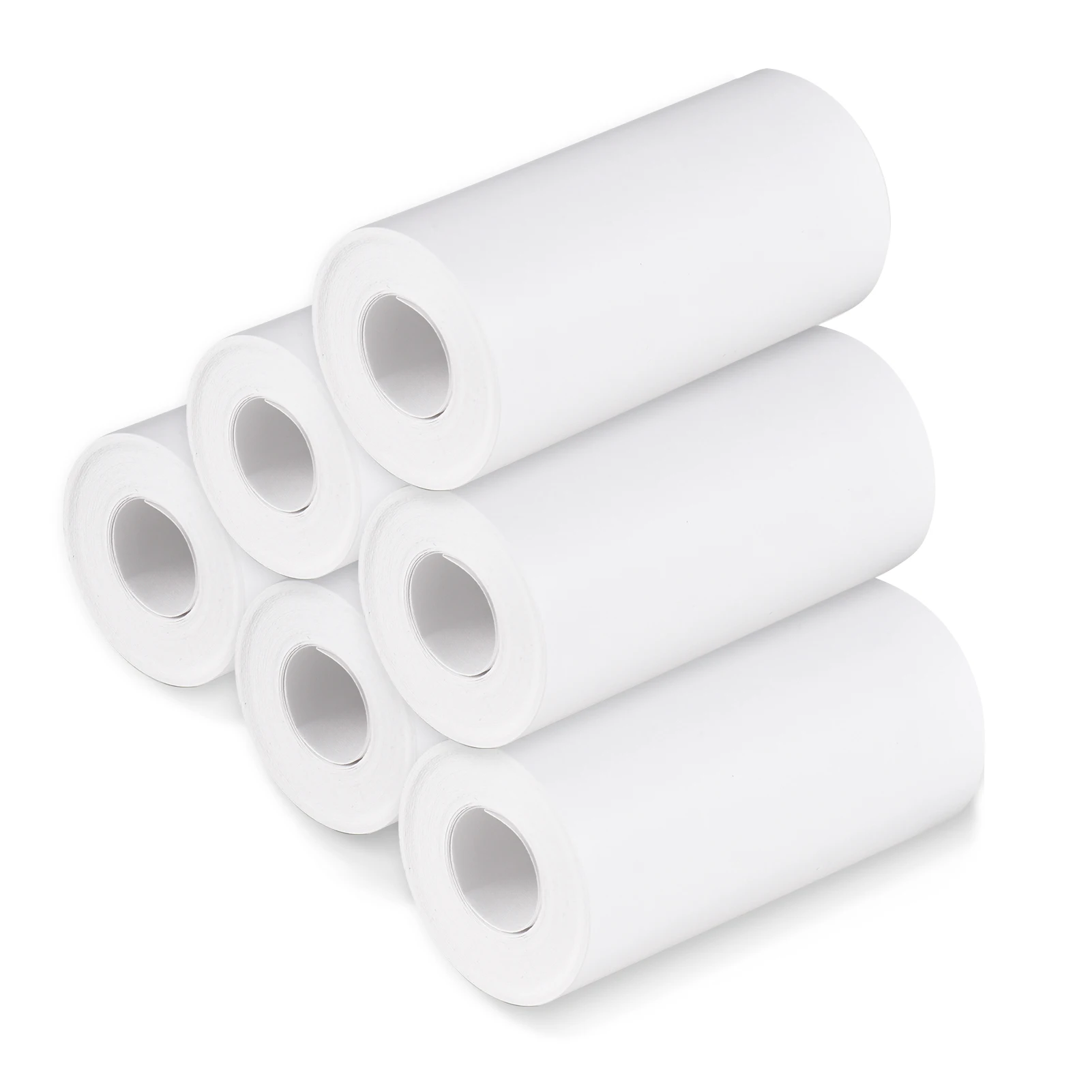 Thermisch papierrolletje 56mm printpapier voor labelprinter kinder instant camera navulprintpapier verpakking van 6 rollen printpapier