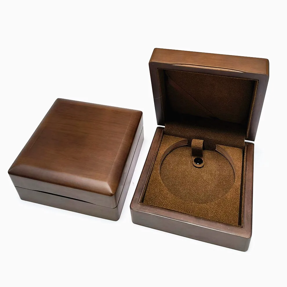 High-end walnut high-quality solid wood storage box Headphone upgrade line storage box