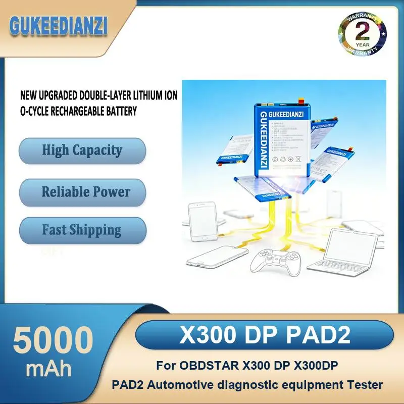 Battery For OBDSTAR X300 DP X300DP Automotive diagnostic equipment Tester PAD2