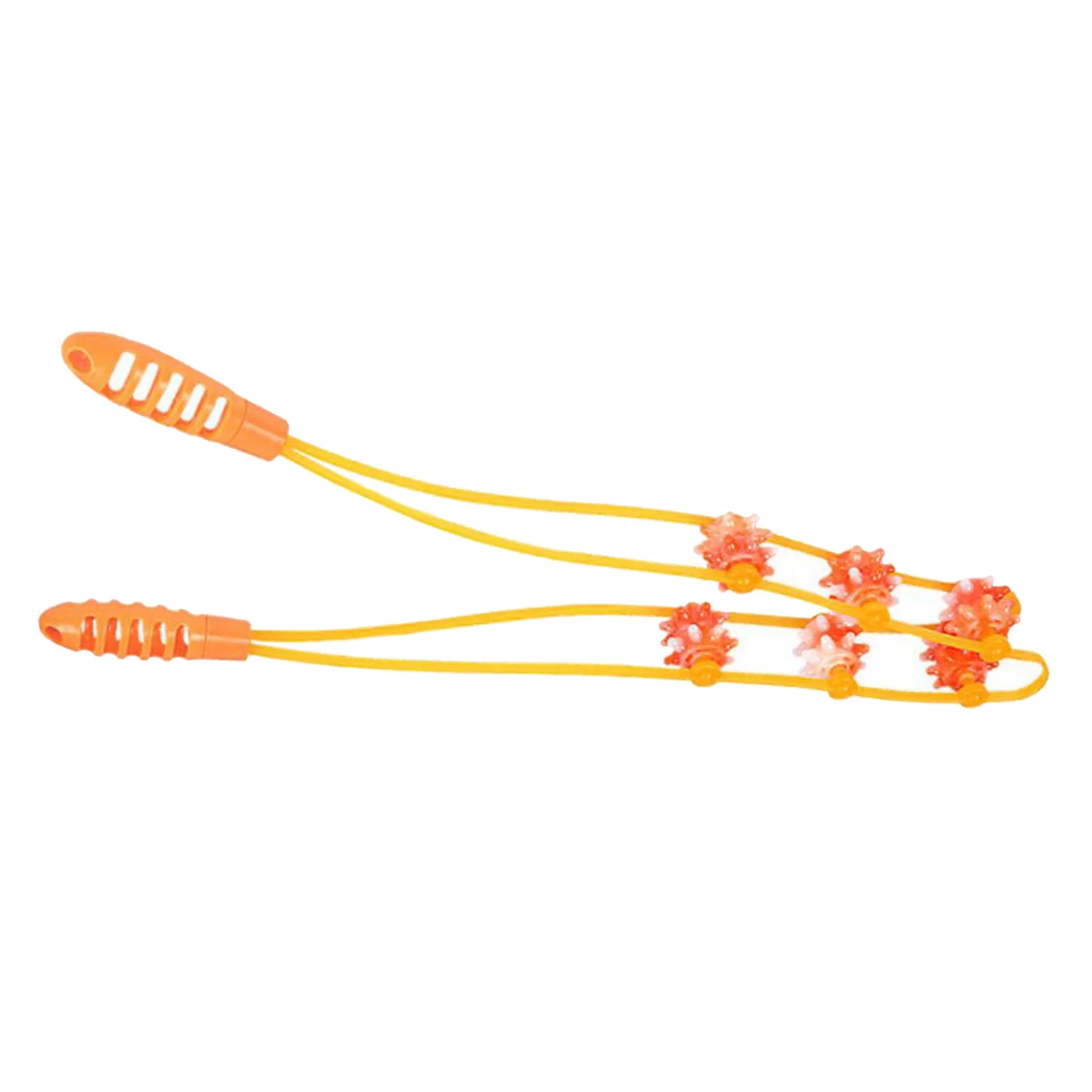 Portable Rear Pull Roller Plastic Musle Massager Durable Massage Rope Household