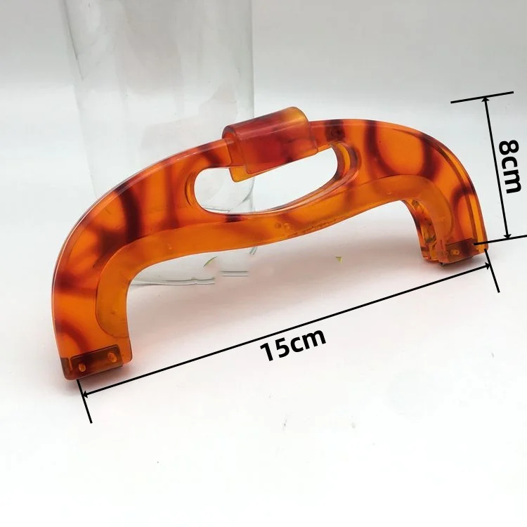 Leopard Acrylic 15 Cm 1 Pcs Kiss Clasp With Screws DIY Handbag Accessories Parts Tortoise Black Resin Purse Frame Acrylic Handle