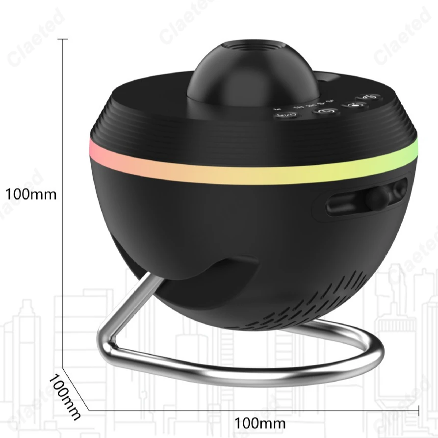 New HD Projection Lamp Space Dynamic Meteor Galaxy Starry Atmosphere Decoration Nightlight