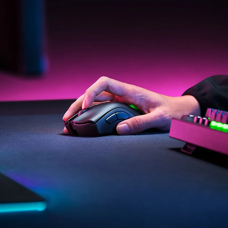 Razer DeathAdder V2 Pro Ratón inalámbrico para juegos 20K DPI Sensor óptico Ratón inalámbrico RGB