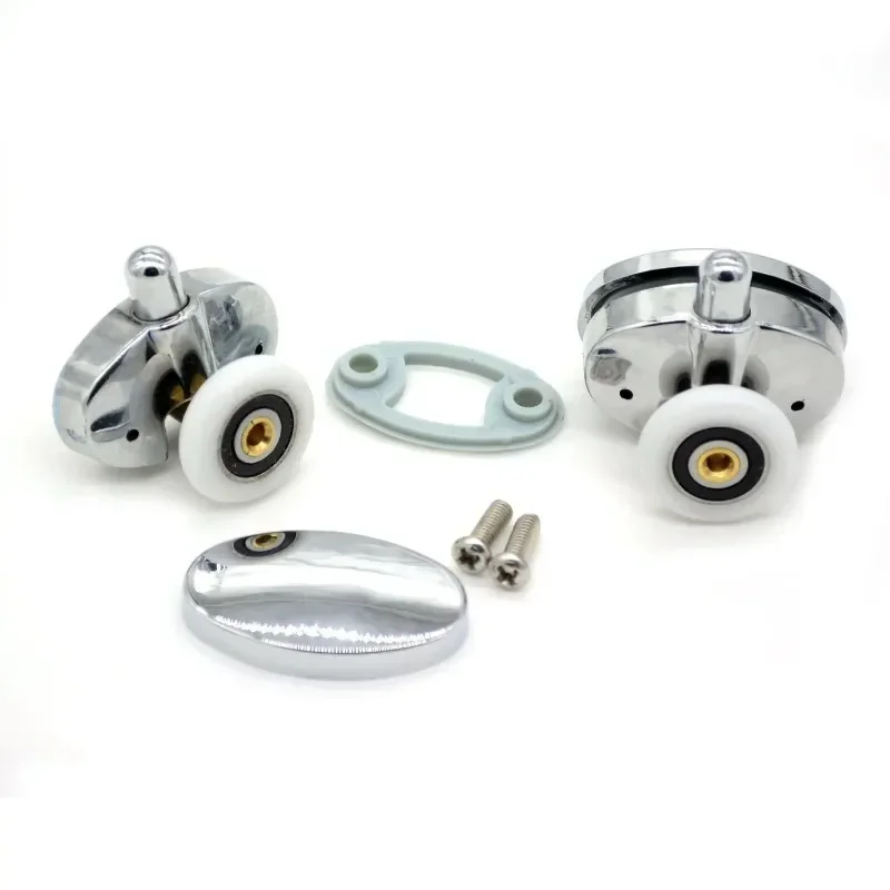 Set of 8 New Oval Butterfly Single Wheel Shower Door Rollers 23mm/25mm/20mm