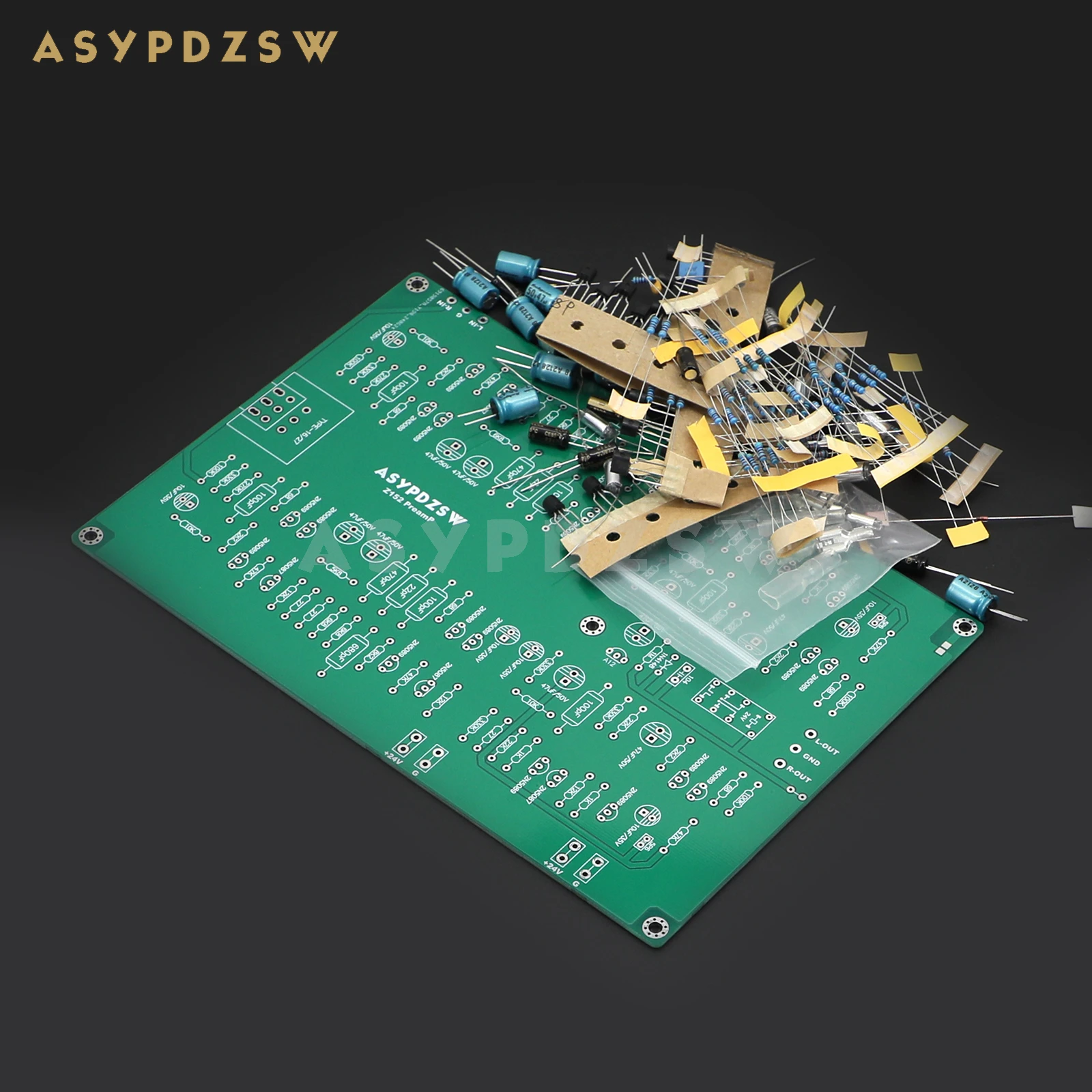 ASYPDZSW Z152 مجموعة المضخم DIY/قاعدة اللوحة النهائية على الدائرة الأصلية NAIM NAC152XS (بدون مقياس الجهد)