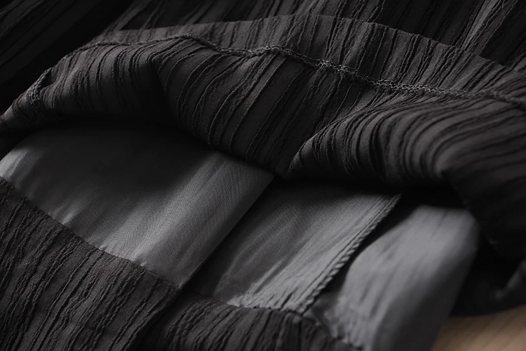 Design Sensation Pantaloni casual Donna Autunno Inverno Gamba dritta Street Sle Bla Pantaloni a gamba larga testurizzati a nove punti