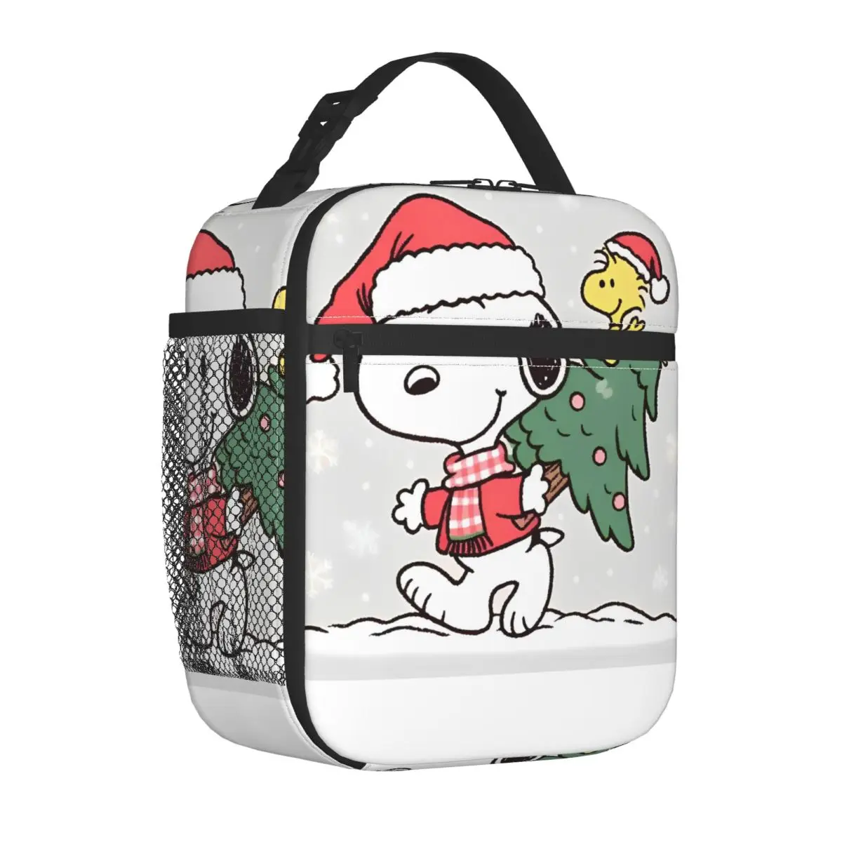 

Рождественская изолированная сумка для обеда Snoopy, большой контейнер для еды, термосумка, ланч-бокс, сумка-тоут, пляжные уличные сумки для хранения еды