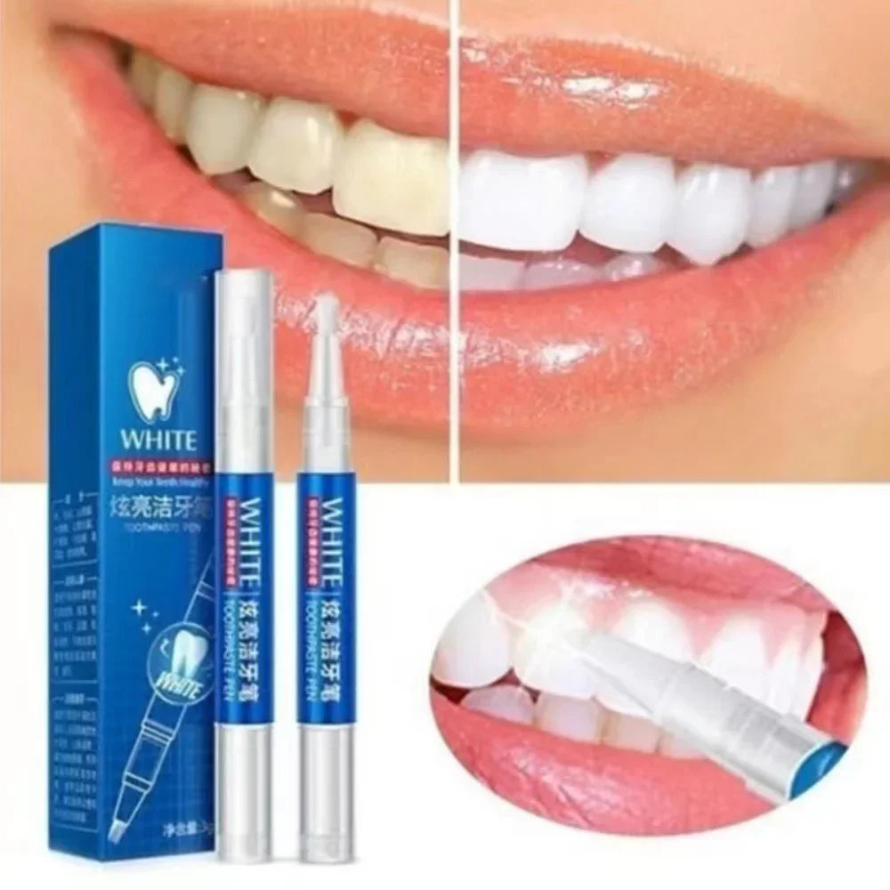 

Heallor 2.5ml Whiten Teeth Tooth Whitening Pen Gel Teeth Whitening Pen Cleaning Serum Remove Plaque Stains Oral Hygiene Dental T