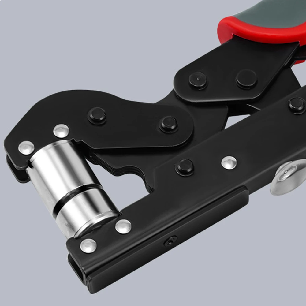 Multi Use Punch Pliers, Dual Head Magnetic Mould Grommet Tool Kit for Fabric, Tents, Bags, Canvas, Curtains, Cardboard