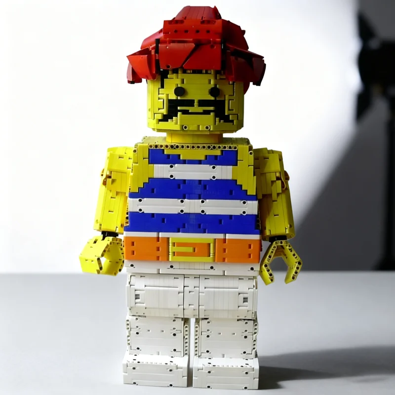 

5690pcs MOC Minifig In A Scale Of 15 1 Technical Model Building Blocks Creative Gift DIY Display Decor Adult Premium Kids Desk