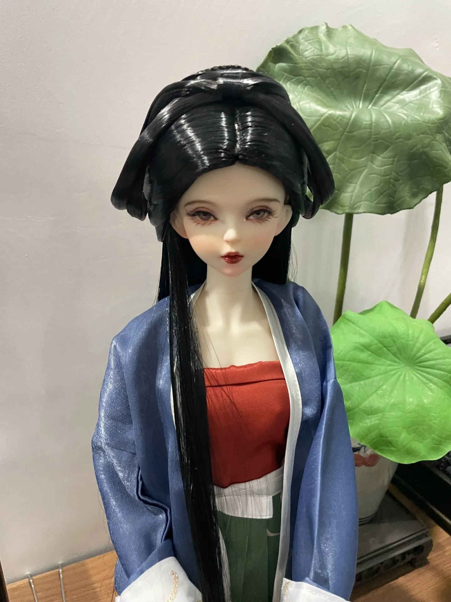 

1/6 1/4 1/3 масштаб китайский древний костюм BJD кукла парики Hanfu винтажный парик феи для MSD SD13 Girl SSDF аксессуары A2065