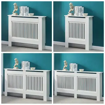 S/m/l/xl weiße Heizkörper abdeckung Wandschrank mdf moderne Holz schrank Grill abdeckung