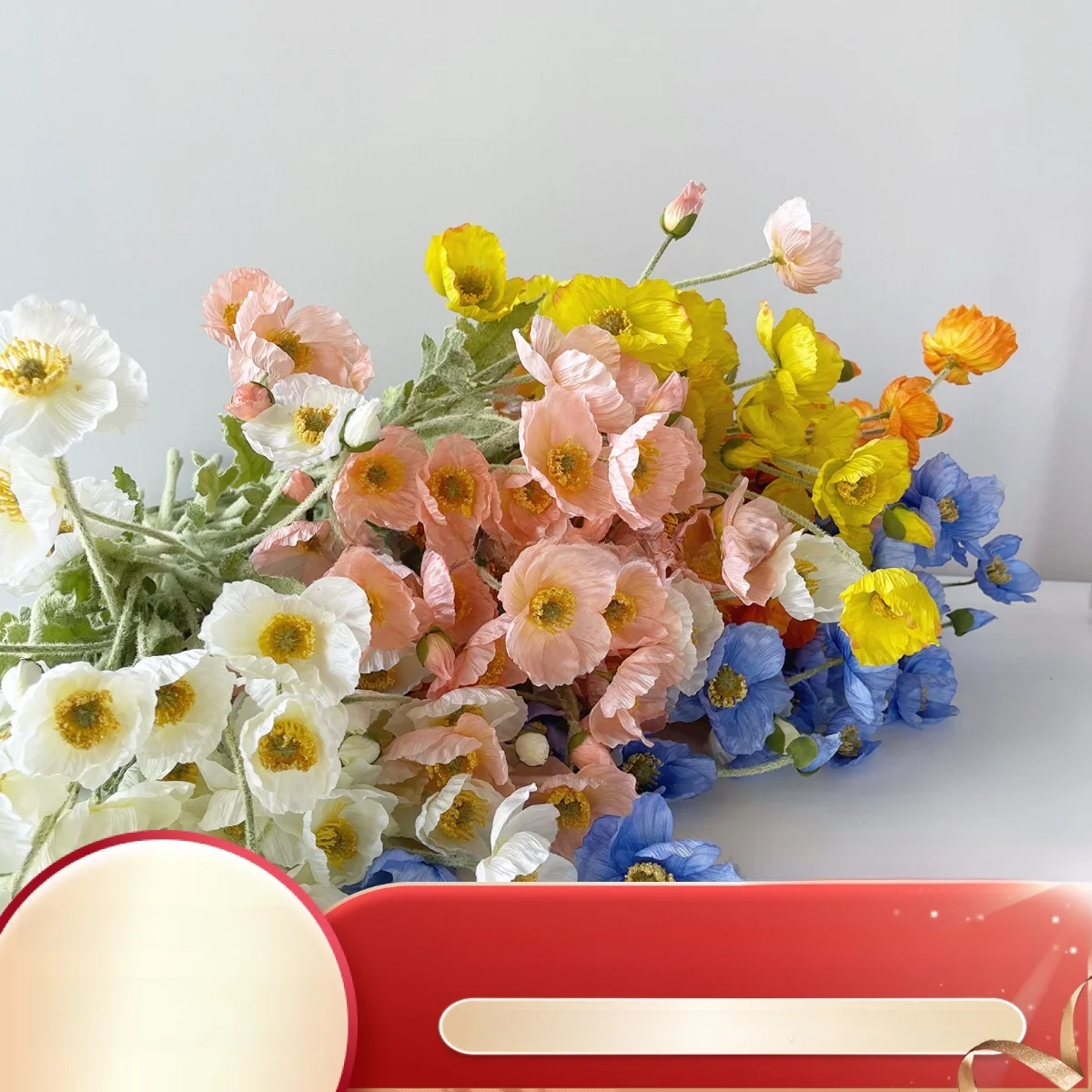 Junjun Reatic Artificial Py Silver Lotus Single Home Soft Decoration Coffee Op Display Decorative Flowers-image