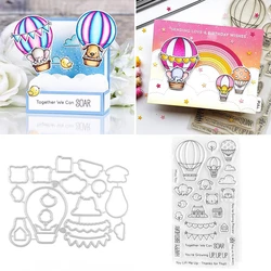 Up in the Air Transparent Clear Stamps and Cutting Dies For DIY Craft Making Card Photo Album Scrapbooking Decoration Template