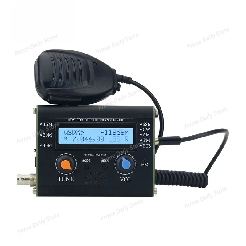 uSDX‑CW /uSDX‑FT8 3‑Band All‑Mode HF QRP SDR Transceiver, Shortwave Radio Support FT8 Digital Mode
