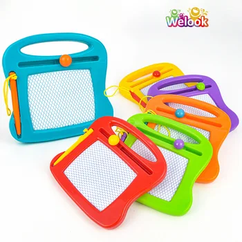 子供のためのミニ磁気製図板,色,落書き,教育芸術,描画おもちゃ,描画ツール,誕生日プレゼント